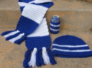 Scarf, Beanie and Beer Cozy